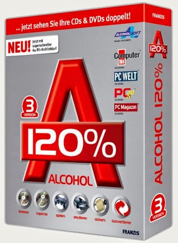 الاقراص Alcohol 120% 2.0.3.6828 ******* 2014,2015 alcohol+120%+f